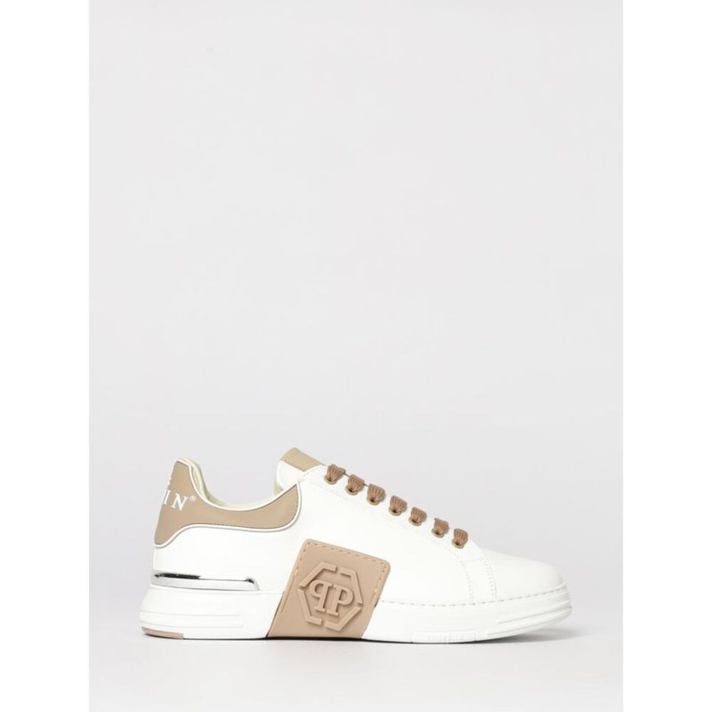Philipp Plein Men Phantom Kick$ Leather Sneakers Philipp Plein